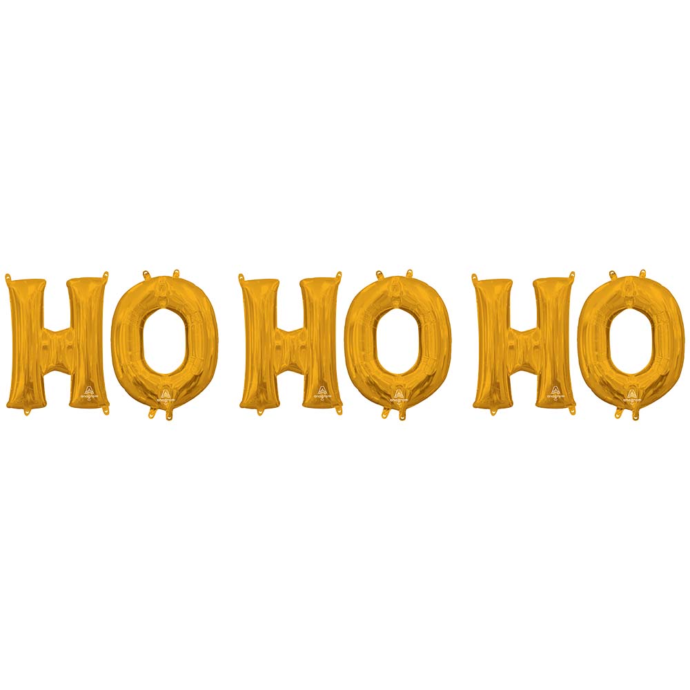 Foil Balloon HO HO HO Letters Kit