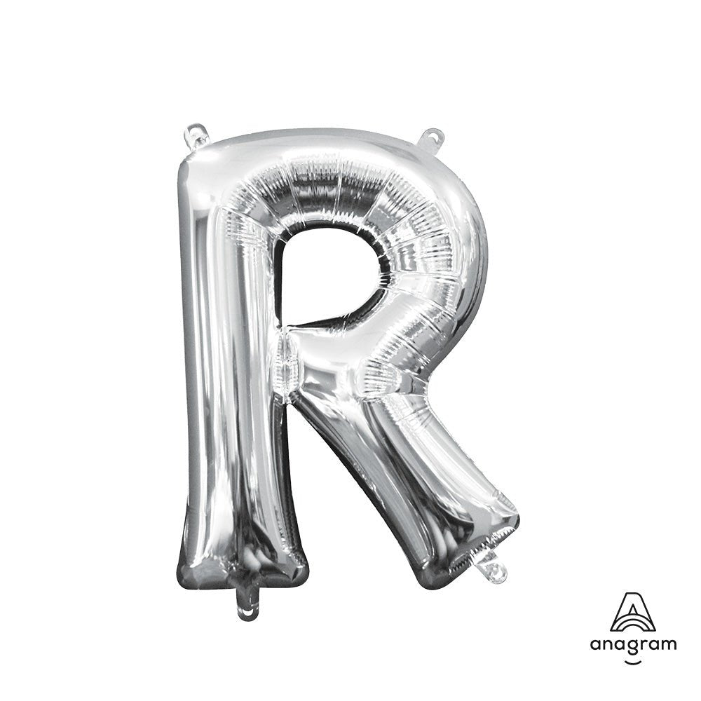 Letter R Silver Foil Balloon