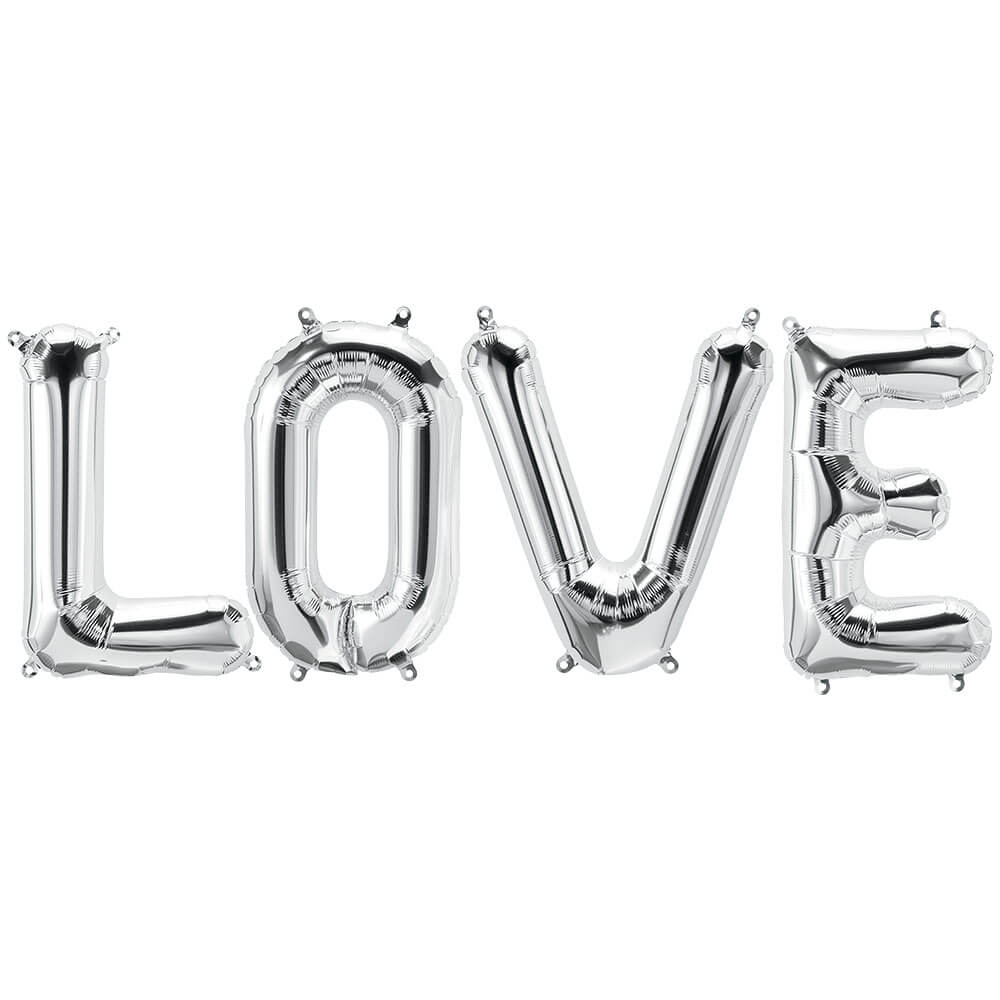 Foil Balloon LOVE Letters Kit