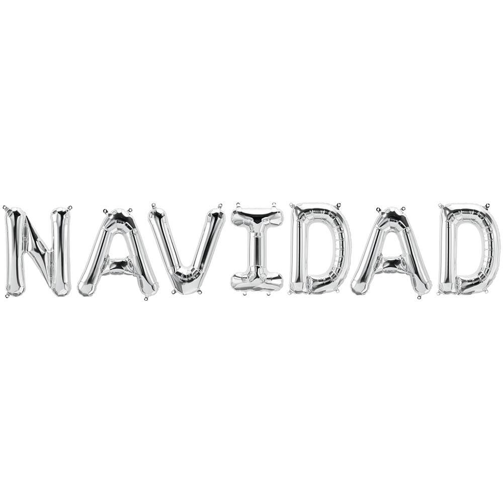 Foil Balloon NAVIDAD Letters Kit