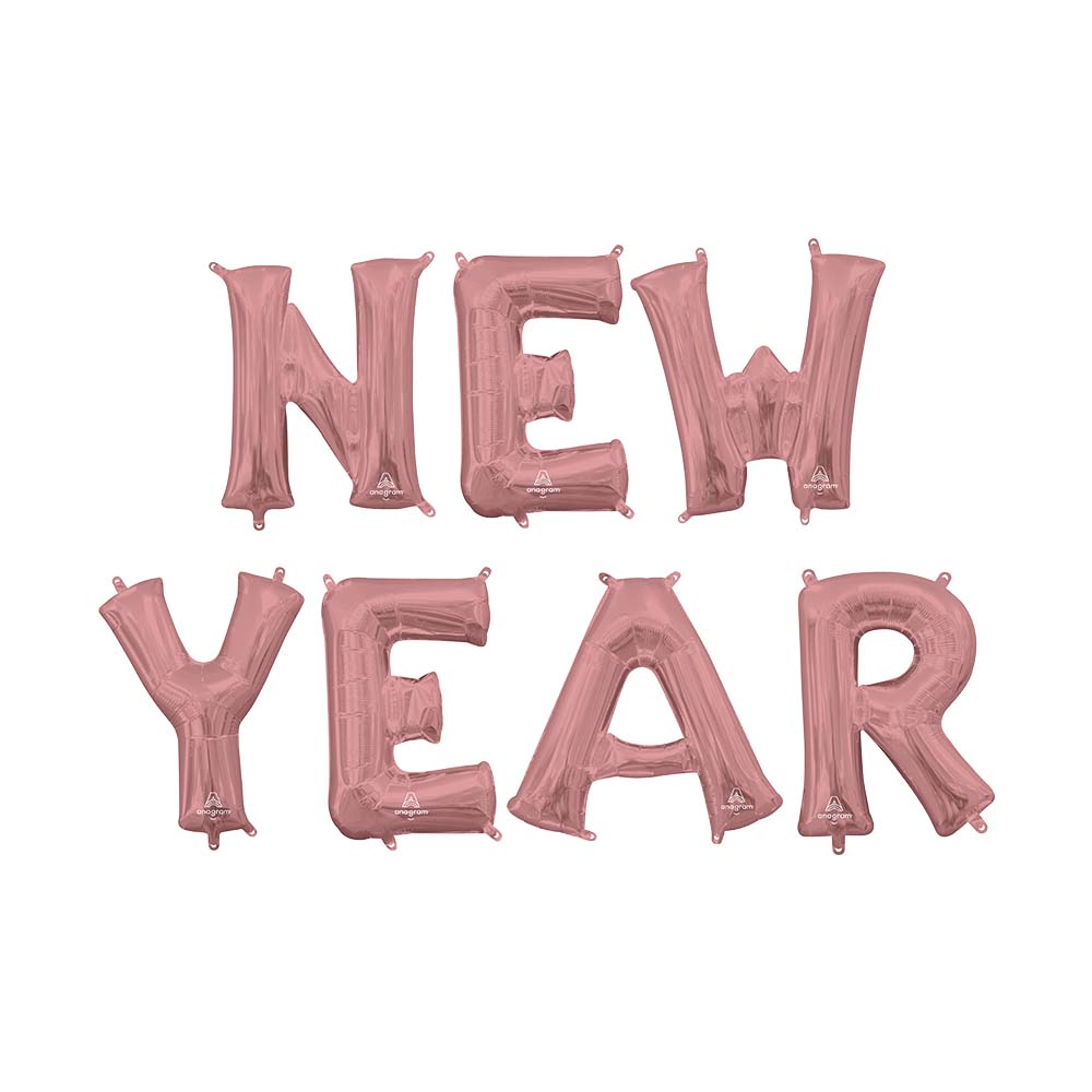 Foil Balloon New Year Letters Kit