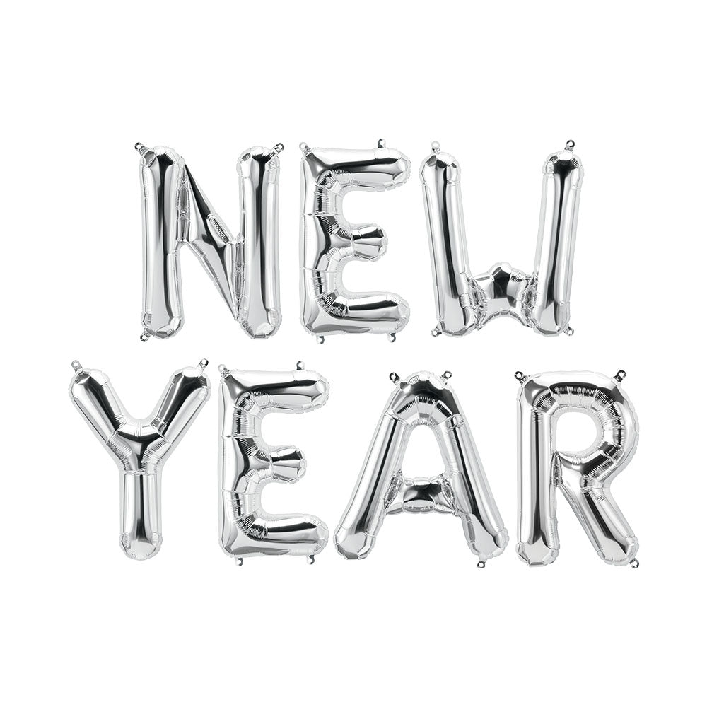 Foil Balloon New Year Letters Kit