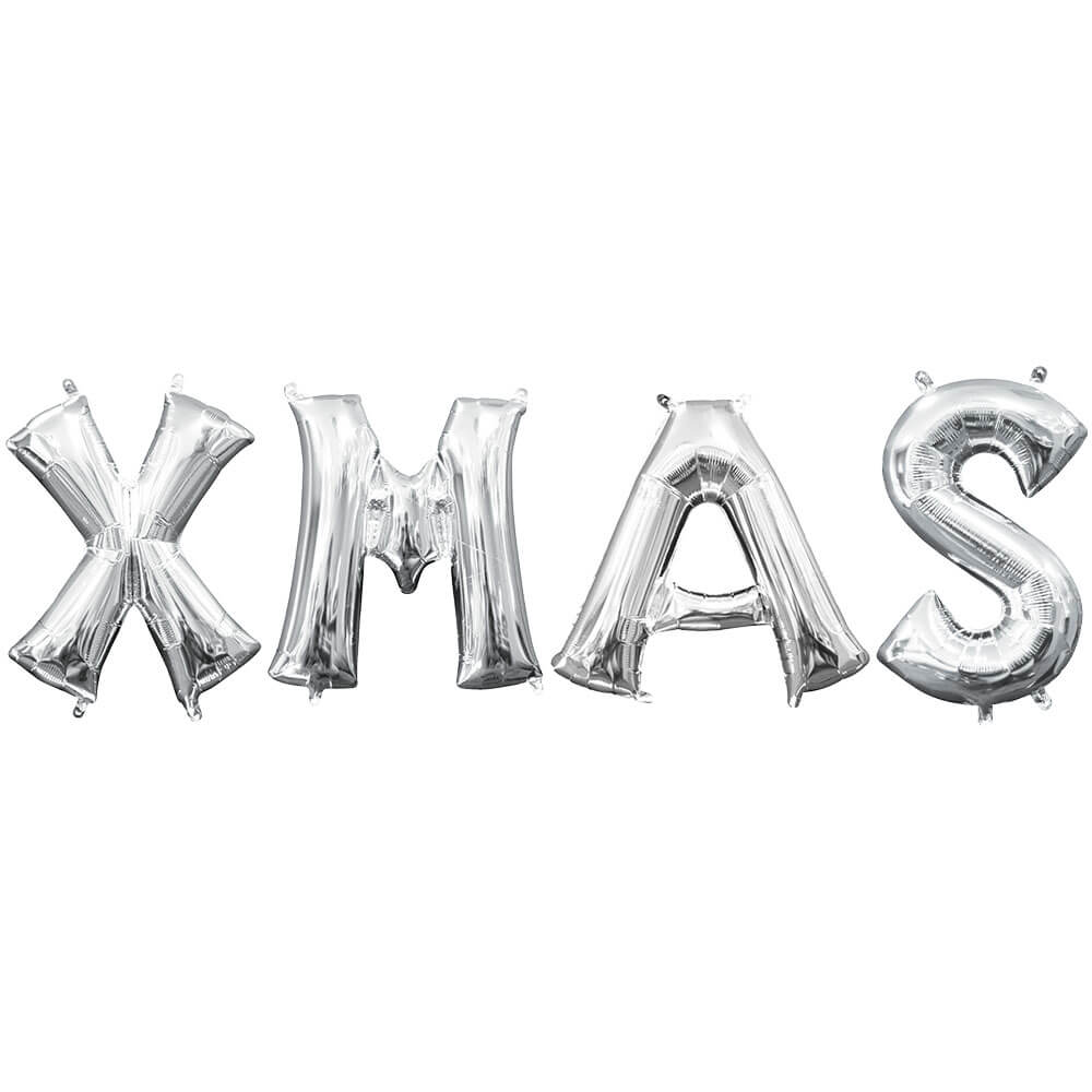 Foil Balloon XMAS Letters Kit