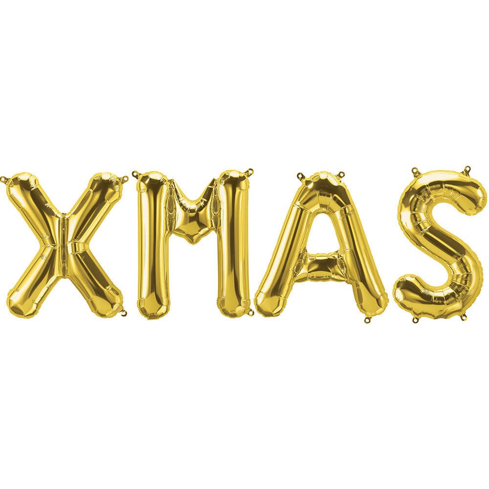 Foil Balloon XMAS Letters Kit