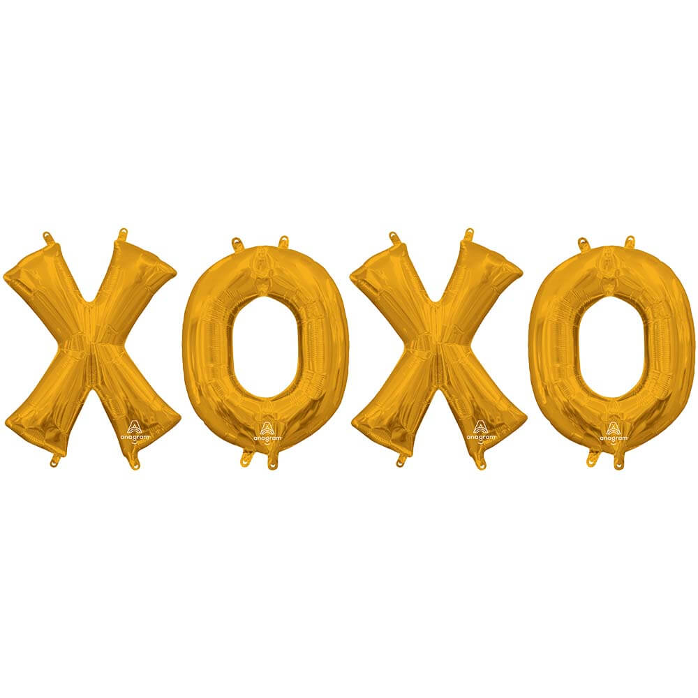 Foil Balloon XOXO Letters Kit