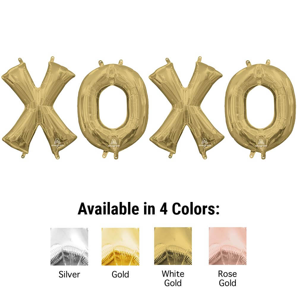 Foil Balloon XOXO Letters Kit
