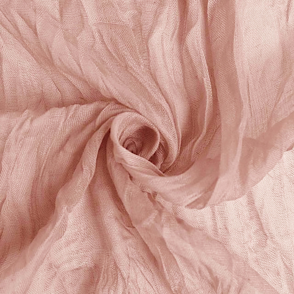 Gauze Cheesecloth Table Runner 10 ft x 38 in Rose Pink