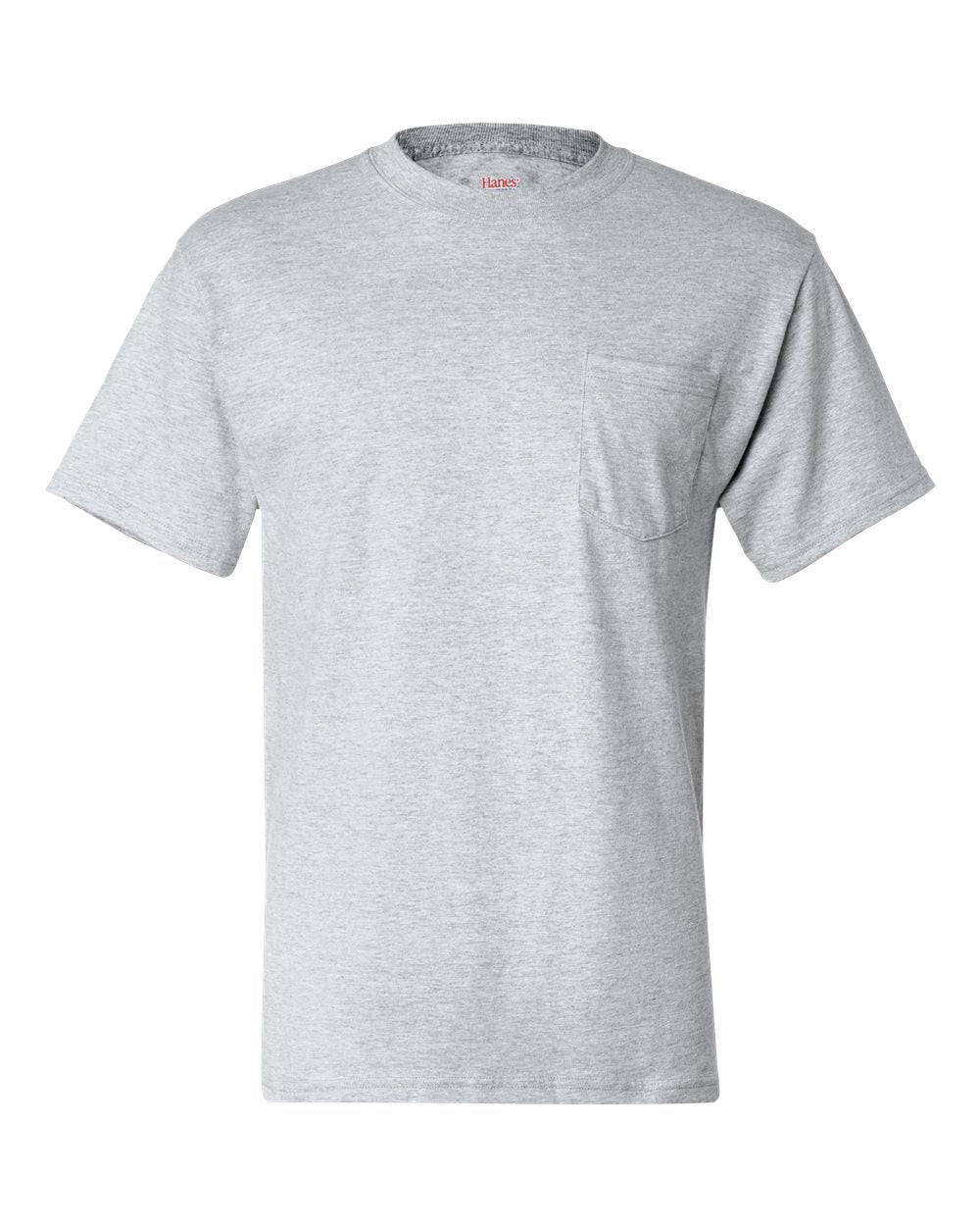 Hanes® Short Sleeve Crewneck Pocket T-Shirt