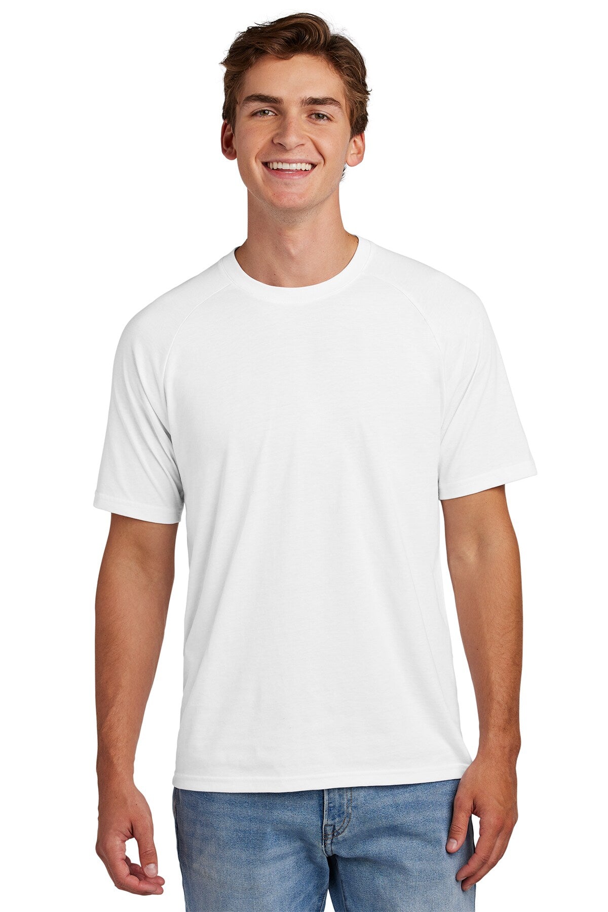 Sport-Tek® Crew Neck Short Sleeve Halftime Raglan Tee