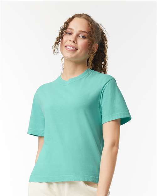 Comfort Colors® Women's Heavyweight Boxy Crew Neck Short Sleeve T-Shirt