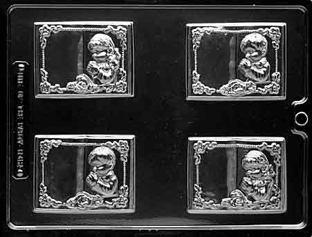 Communion Boy & Girl Book Chocolate Mold - LPR062