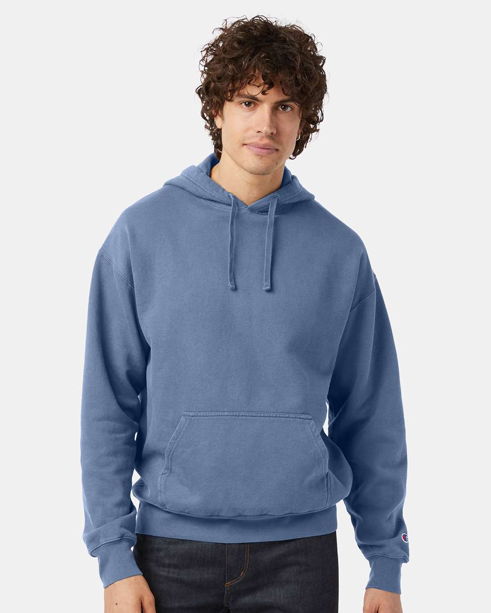 Champion® Garment-Dyed Hooded Sweatshirt