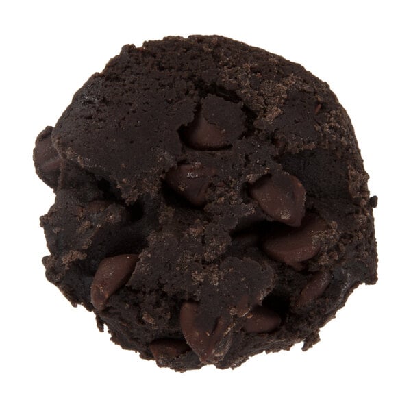 David's Cookies Gourmet Double Chocolate Chip Cookie Dough 1.5 oz. - 213/Case