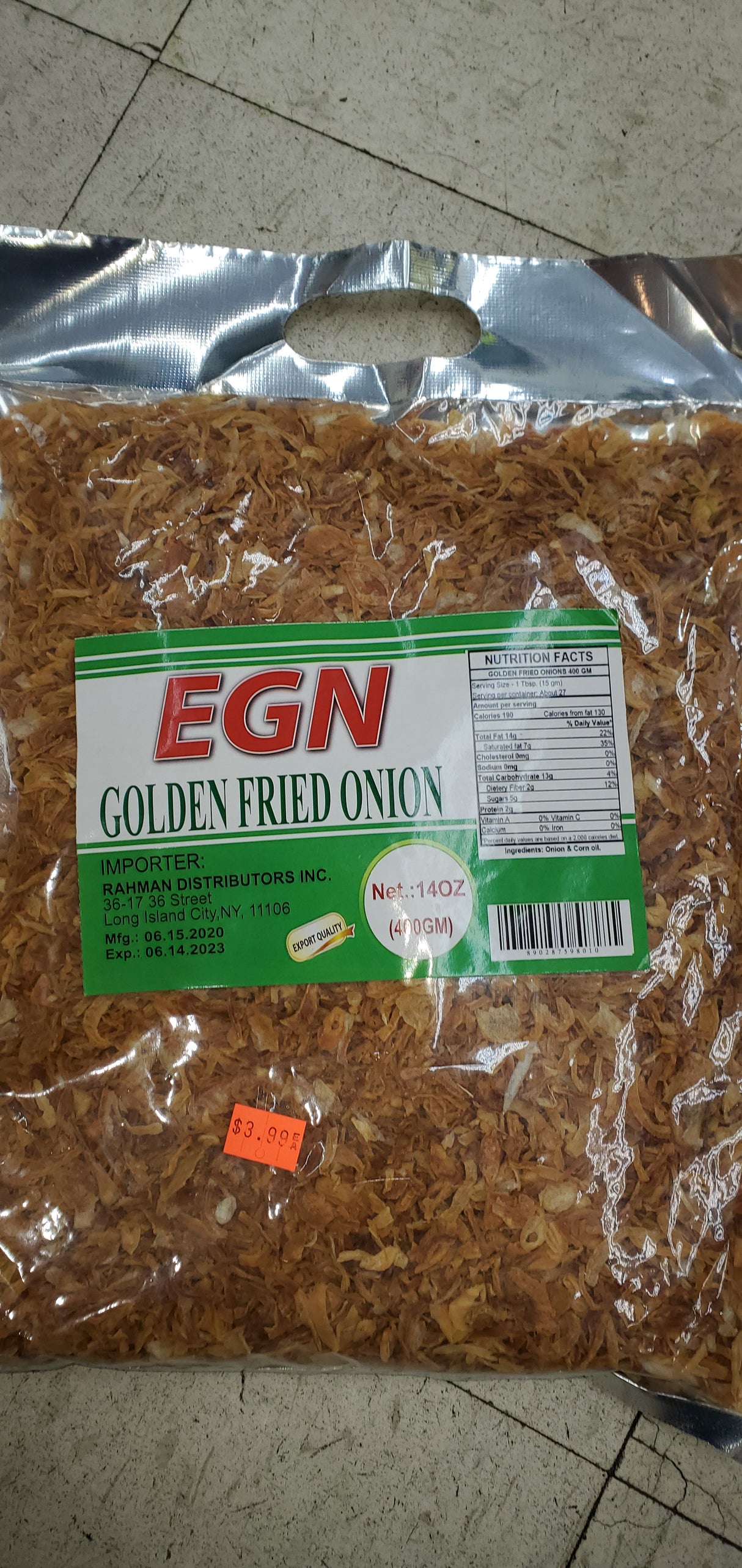 EGN GOLDEN FRIED ONION 14oz