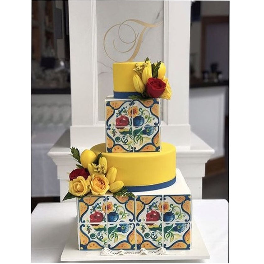 Cakeboards Avare Footed Display Cake Board, Square, 19.6"