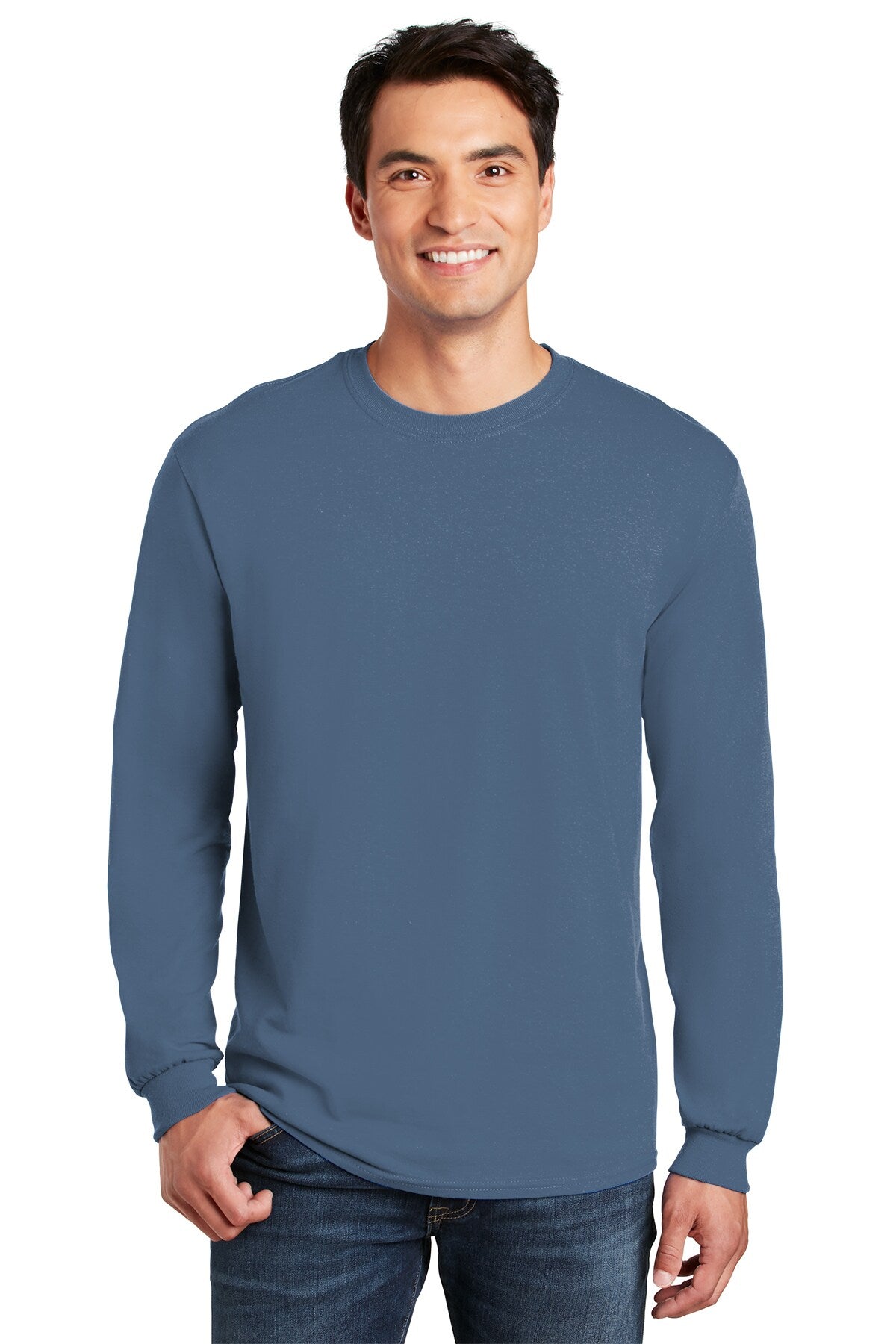 Gildan® Heavy Cotton Long Sleeve Crewneck T-Shirt