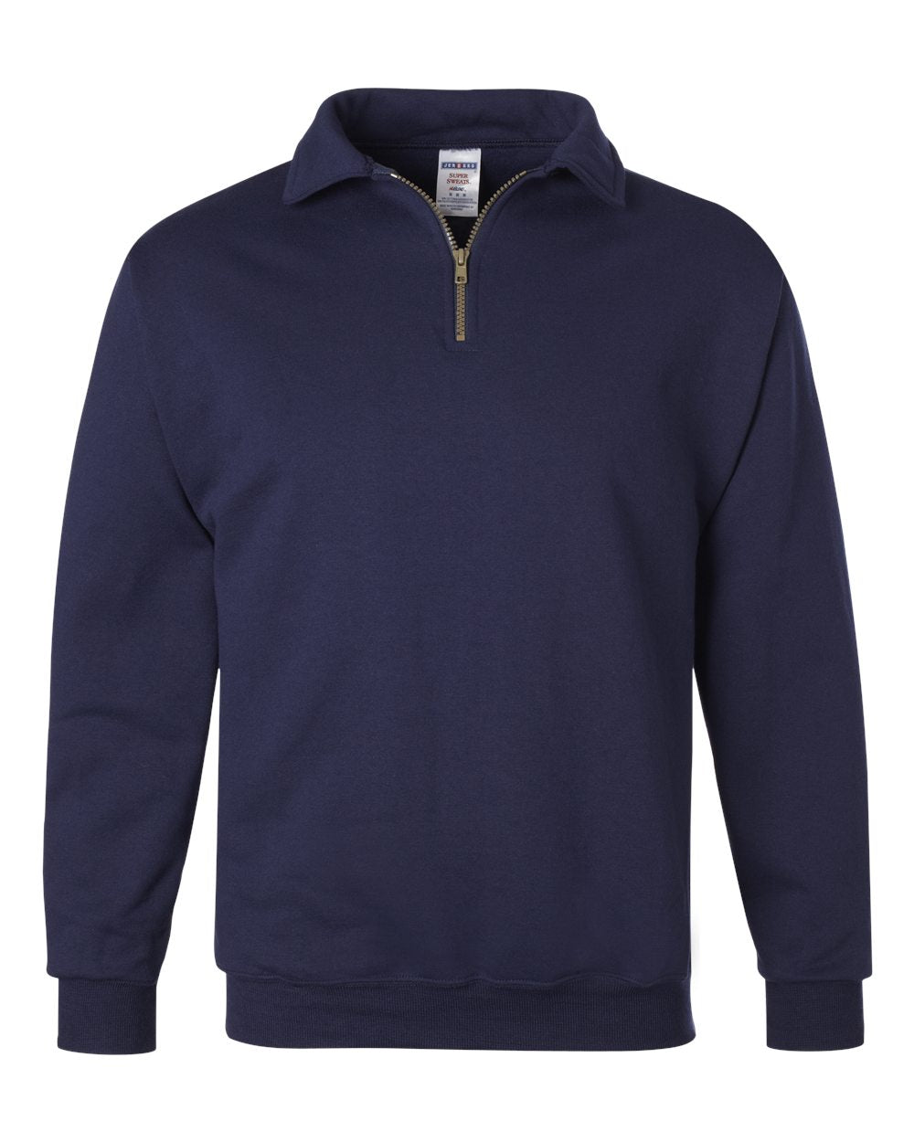 JERZEES® Super Sweats Quarter-Zip Cadet Collar Sweatshirt