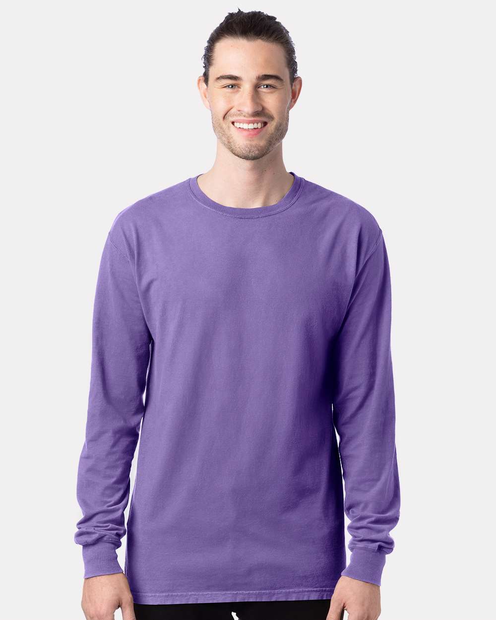 ComfortWash by Hanes® Garment-Dyed Long Sleeve Crewneck T-Shirt