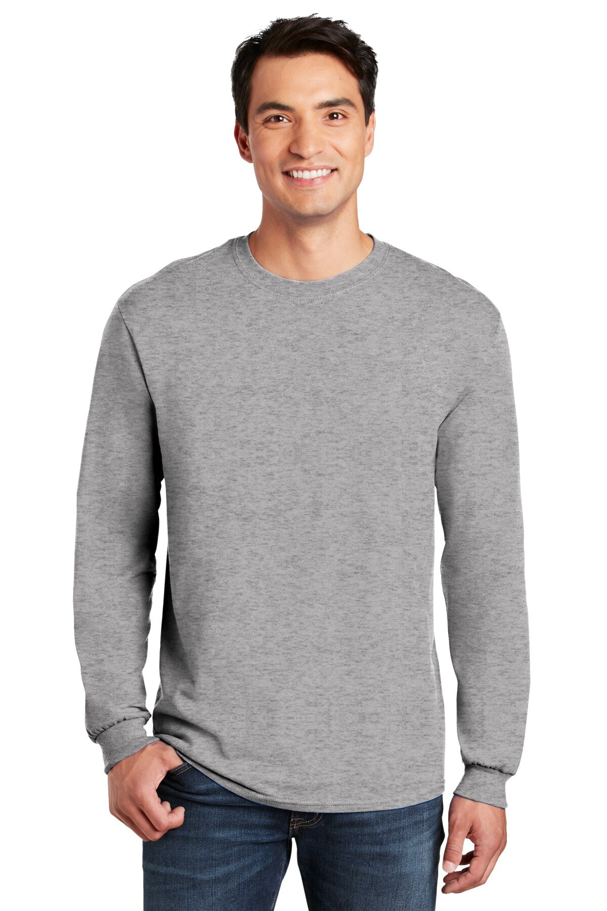 Gildan® Heavy Cotton Long Sleeve Crewneck T-Shirt