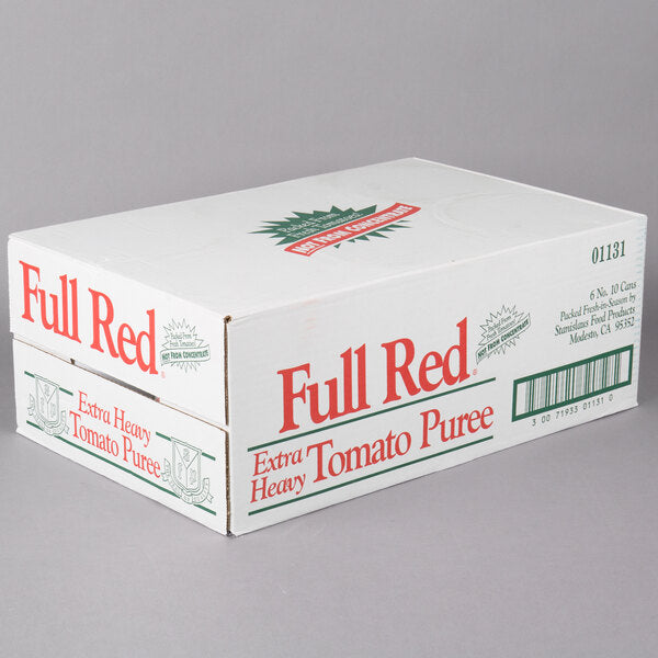 Stanislaus #10 Can Full-Red Extra Heavy Tomato Puree - 6/Case