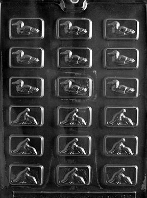 Ducks Quail Game Birds Mint Chocolate Mold - LPS002