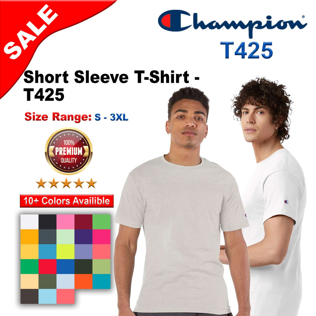 Champion® Short Sleeve Crewneck T-Shirt
