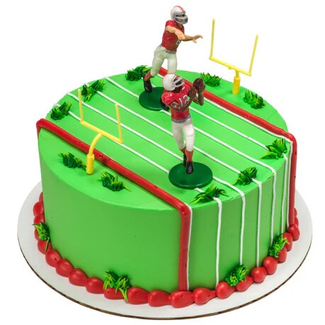 Touchdown Football Cake Kit Players and goalposts