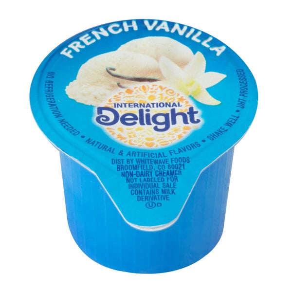 International Delight French Vanilla Single Serve Non-Dairy Creamer - 288/Case