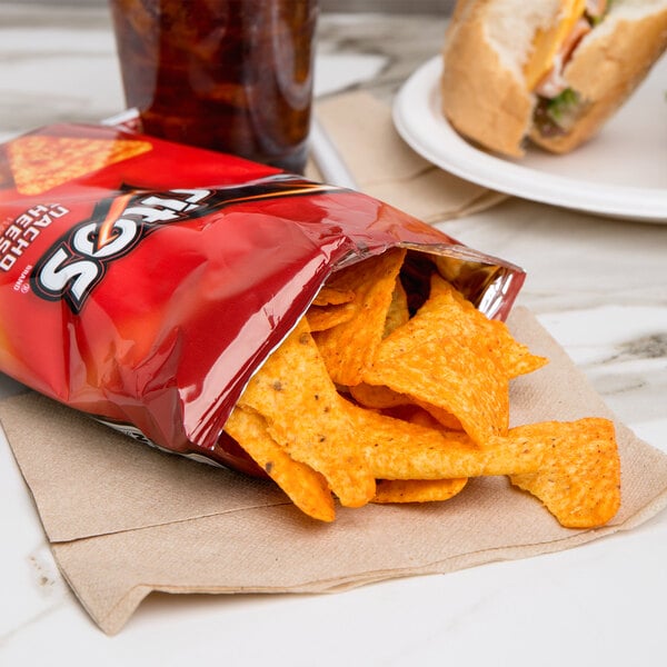 Doritos 1.75 oz. Bag of Nacho Cheese Flavored Tortilla Chips - 64/Case