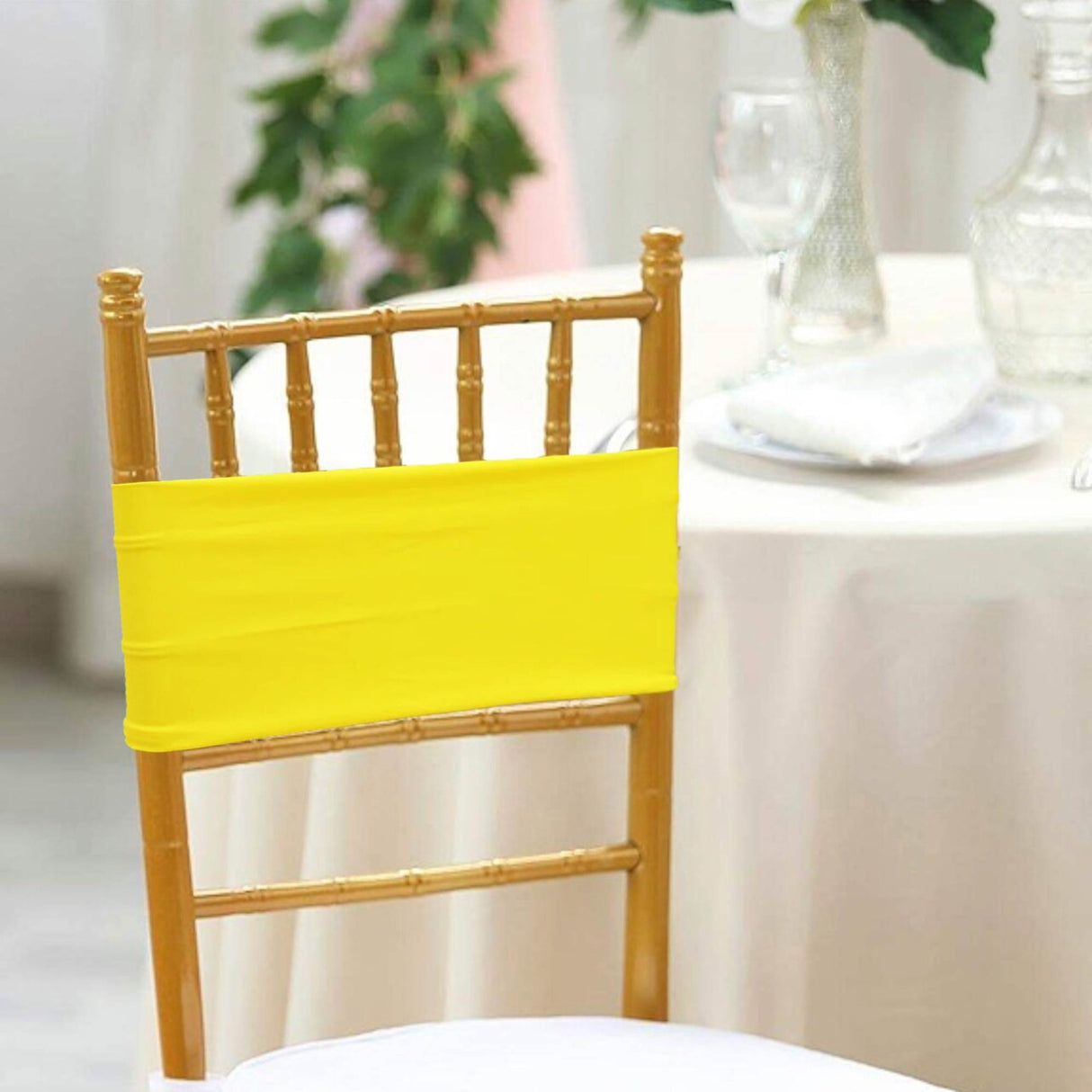 10 Pieces Burgundy Stretch Spandex Chair Bands for Banquet Chairs 7 x 13 Inches