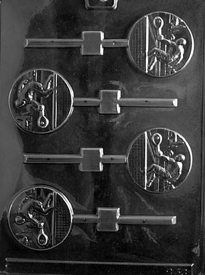 Tennis Lolly Chocolate Mold - LPS036