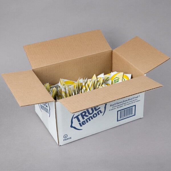 True Lemon® Unsweetened Lemon Mix Portion Packet 0.8 Gram - 500/Case