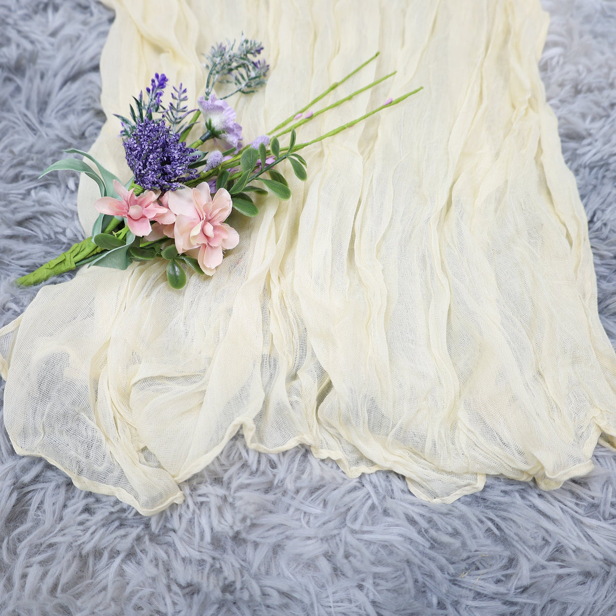 Cheesecloth Arch Drape Curtain Panel