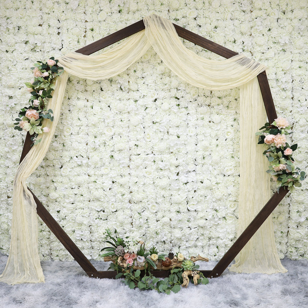 Cheesecloth Arch Drape Curtain Panel