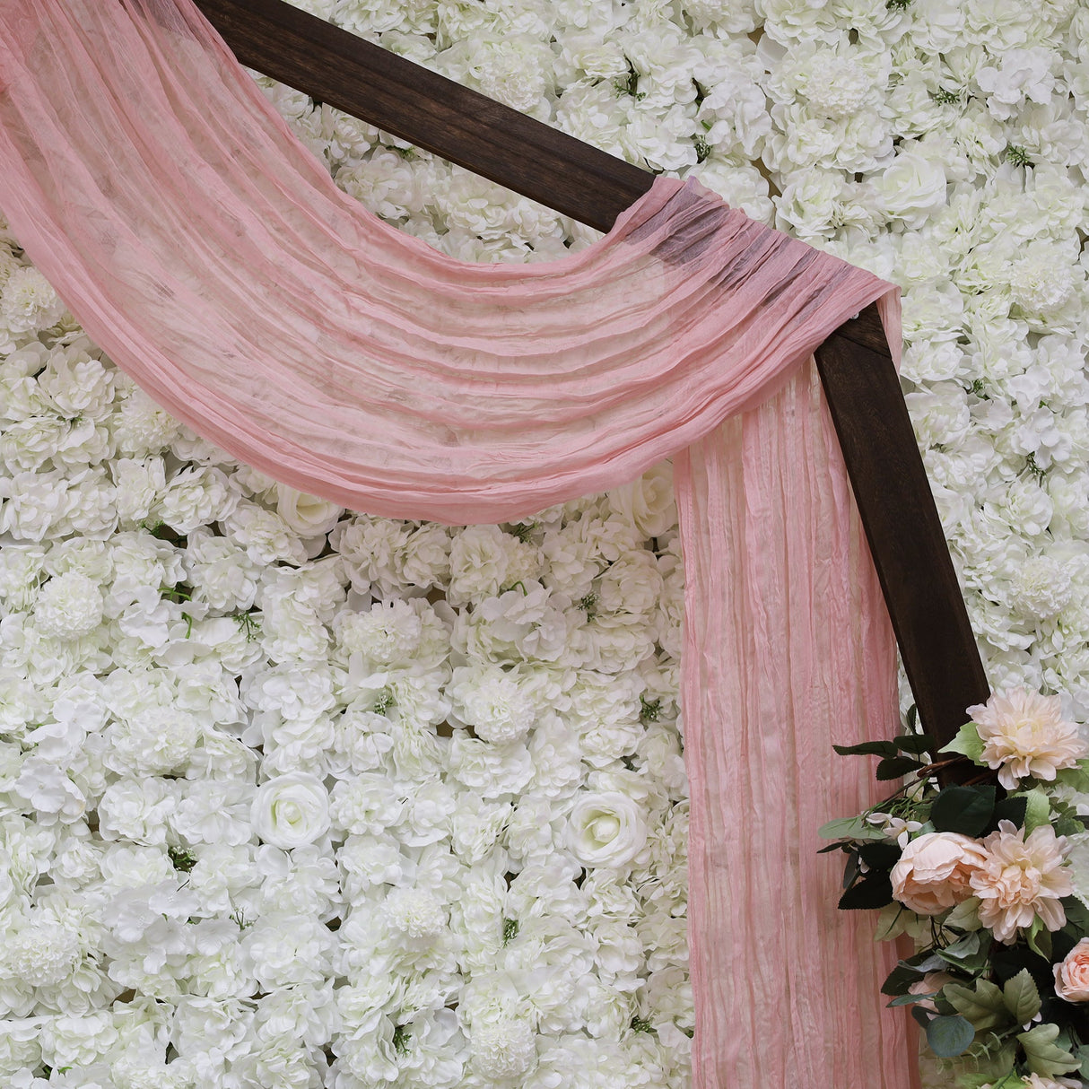 Cheesecloth Drape Curtain Panel 20 ft x 38" Rose Pink