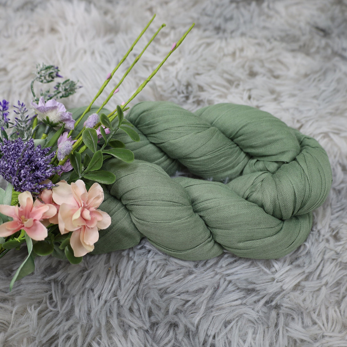 Cheesecloth Backdrop Drape 20 ft x 38 in Dusty Sage