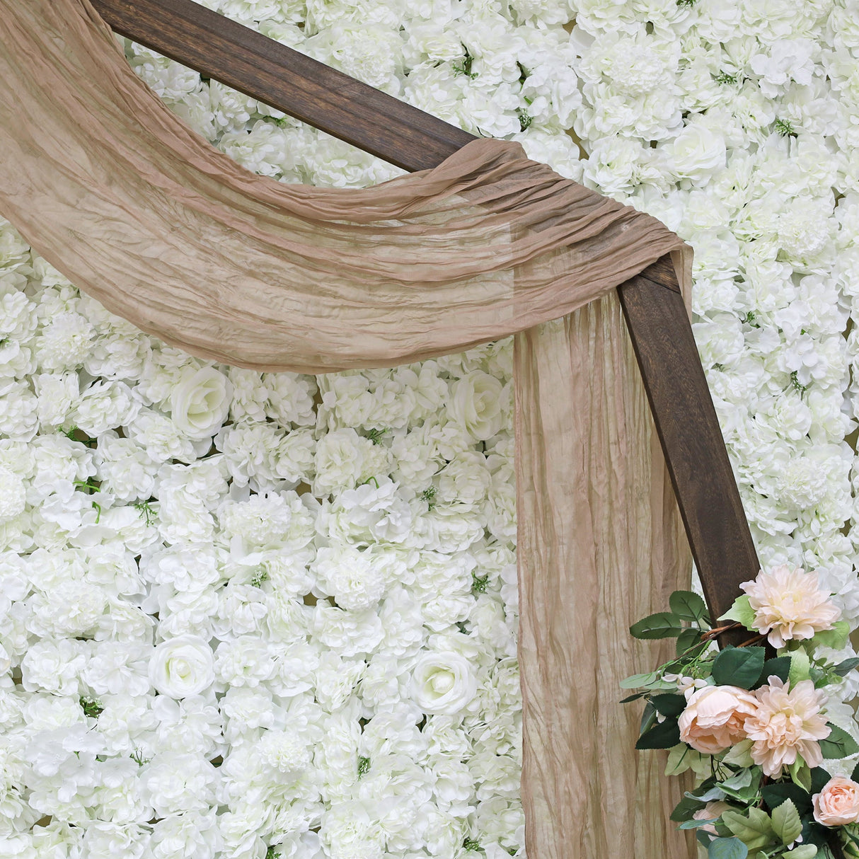 Cheesecloth Wedding Arch Drape