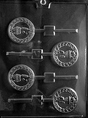 Olympic Torch Lolly Chocolate Mold - LPS074