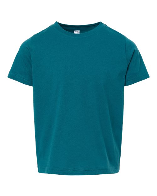 RADYAN® Toddler Crewneck Short Sleeve Fine Jersey Tee