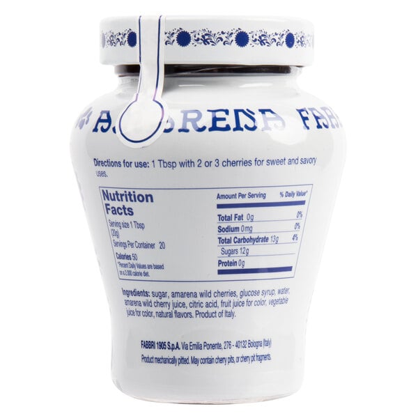 Fabbri Amarena Cherries in Syrup 14 oz. (400 g)
