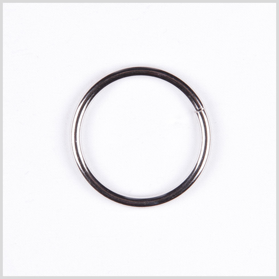 1.5" Nickel Metal Ring Buckle