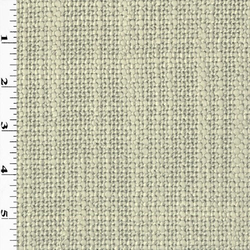1 Yard Off White Mist Gray Textured Bonded Woven Decorating Fabric Upholstery 56 Inches Width