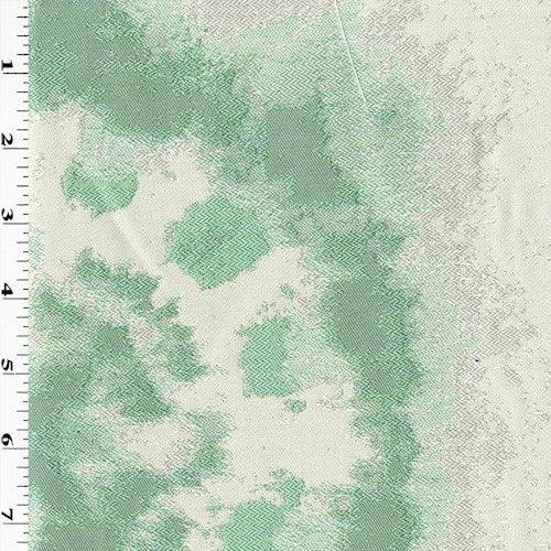 1 Yard Mint Green Multi Abstract Tie Dye Jacquard Decorating Fabric Upholstery 57 Inches Width