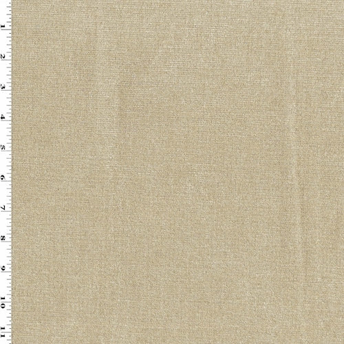 1 Yard Tan Soft Golden Yellow Double Woven Chenille Decor Fabric Upholstery 55 Inches Width