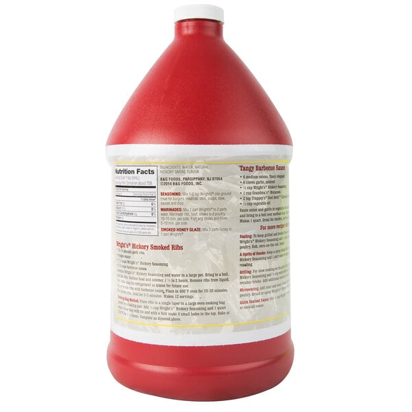 Wright's Hickory Liquid Smoke 1 Gallon - 4/Case