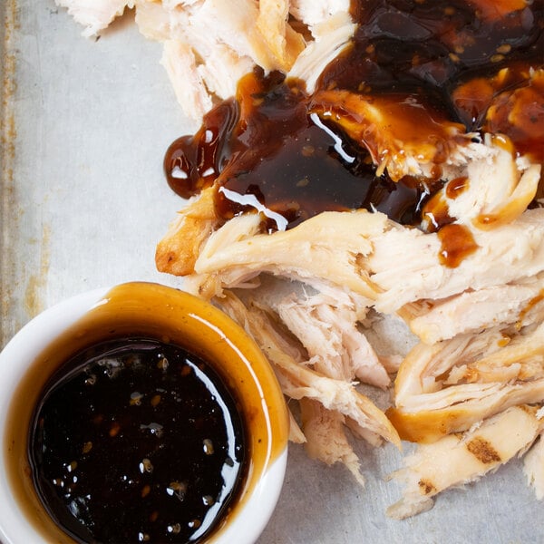 Sweet Baby Ray's 0.5 Gallon Sweet Teriyaki Wing Sauce and Glaze - 4/Case
