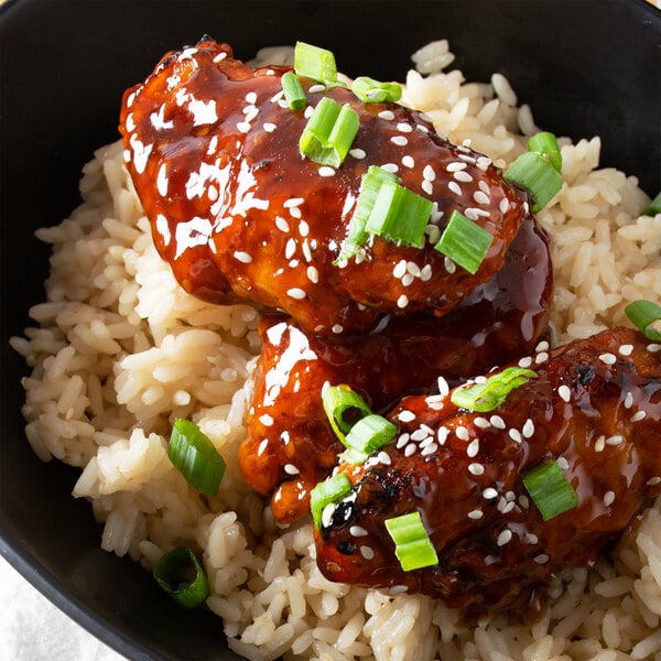 Sweet Baby Ray's 0.5 Gallon Sweet Teriyaki Wing Sauce and Glaze - 4/Case