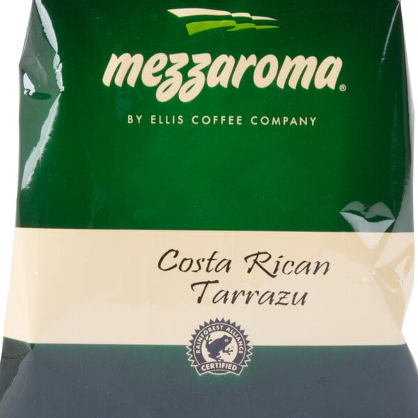 Ellis Mezzaroma 2.5 oz. Costa Rican Tarrazu Coffee Packet - 24/Case