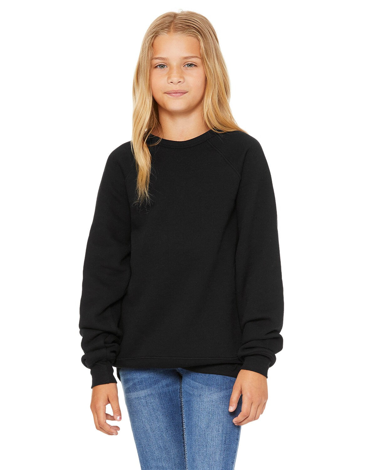 BELLA + CANVAS® Youth Sponge Fleece Crewneck Sweatshirt