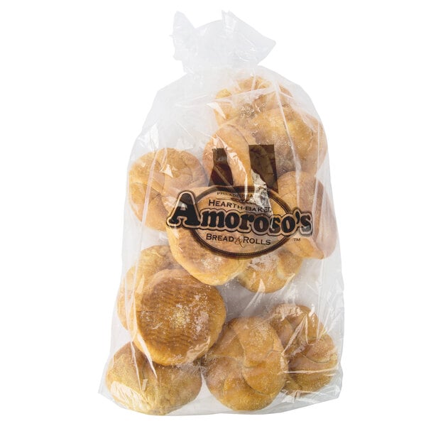 Amoroso's Philadelphia Hearth-Baked Kaiser Roll 2.6 oz. - 60/Case